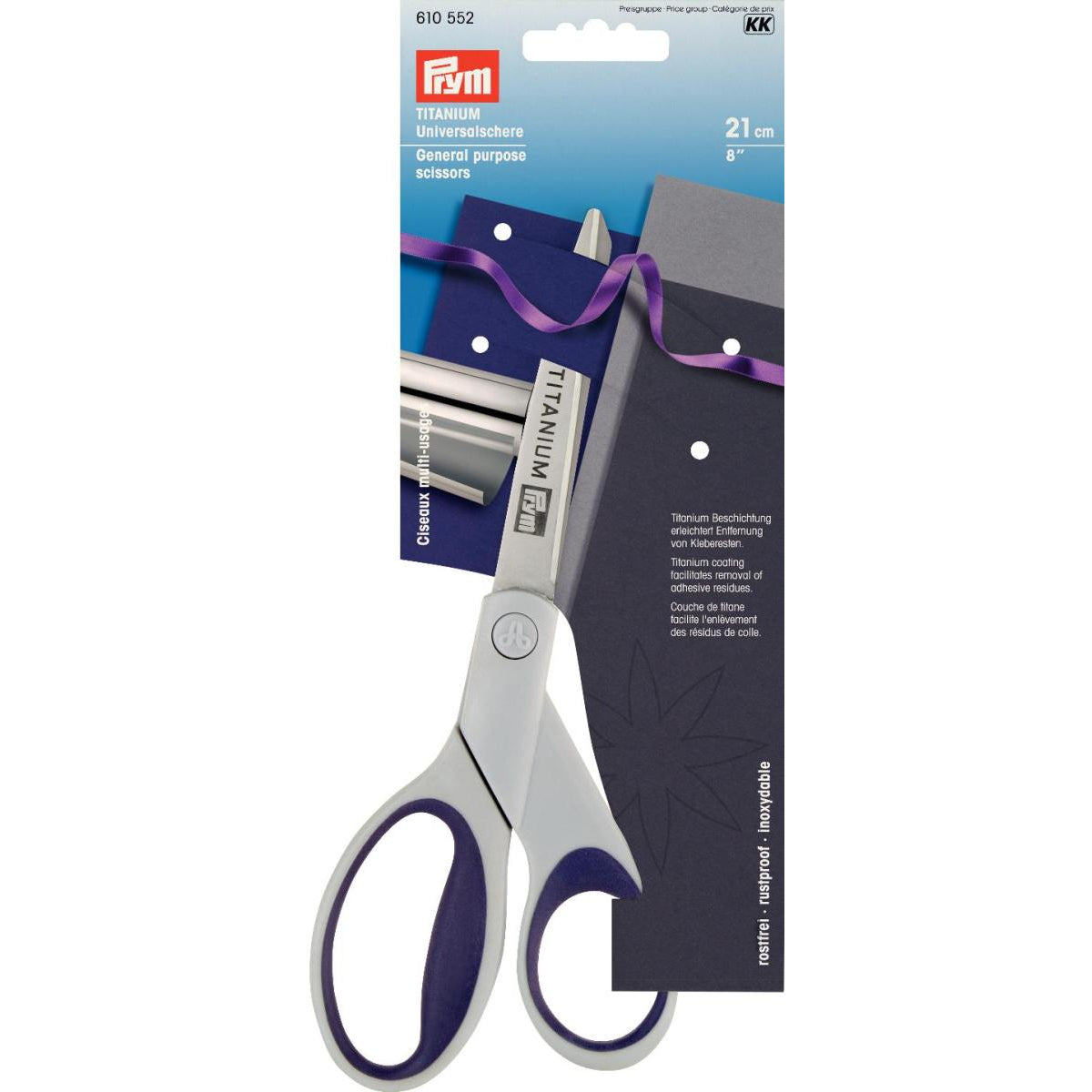 Prym 21cm General Purpose Titanium Scissors