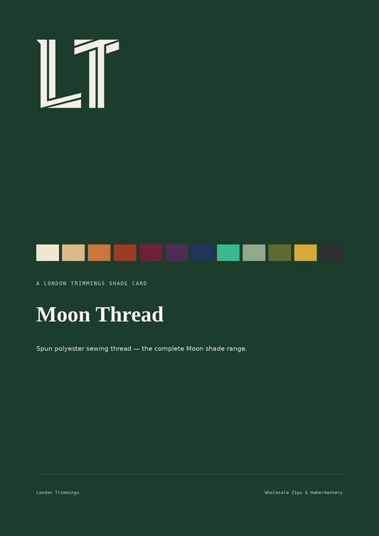 Moon thread shade card