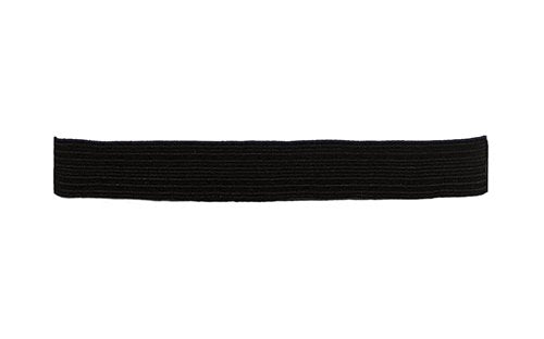 9mm Braided Elastic Black