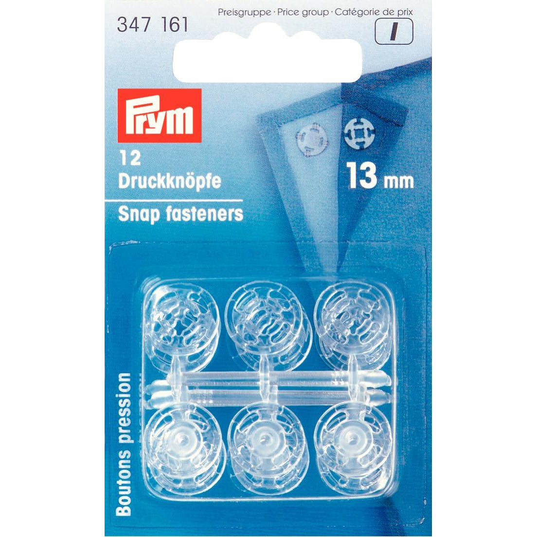 Prym 13mm Plastic Snaps