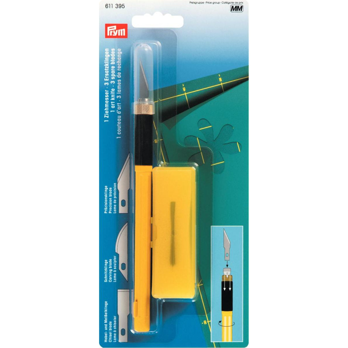 Prym Art Knife with 3 Blades