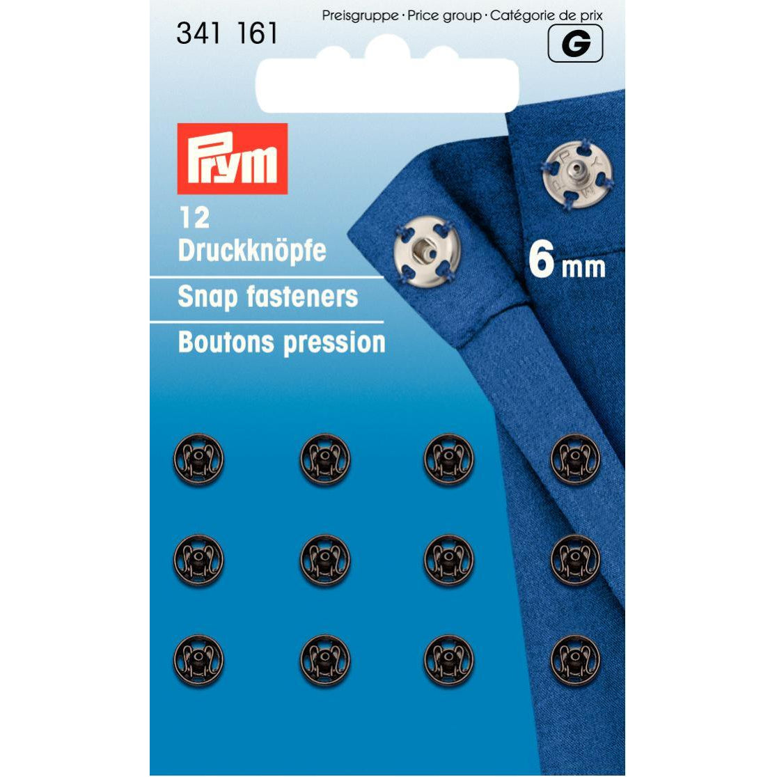 Prym 6mm Snap Fasteners