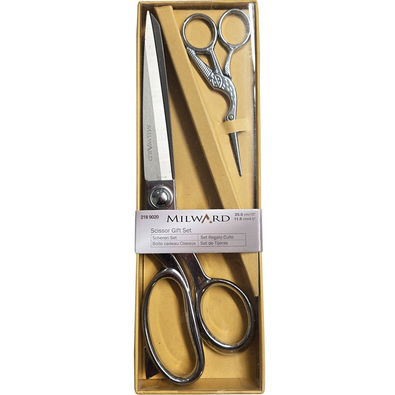 Milward 25.5cm Silver Scissors Gift Set