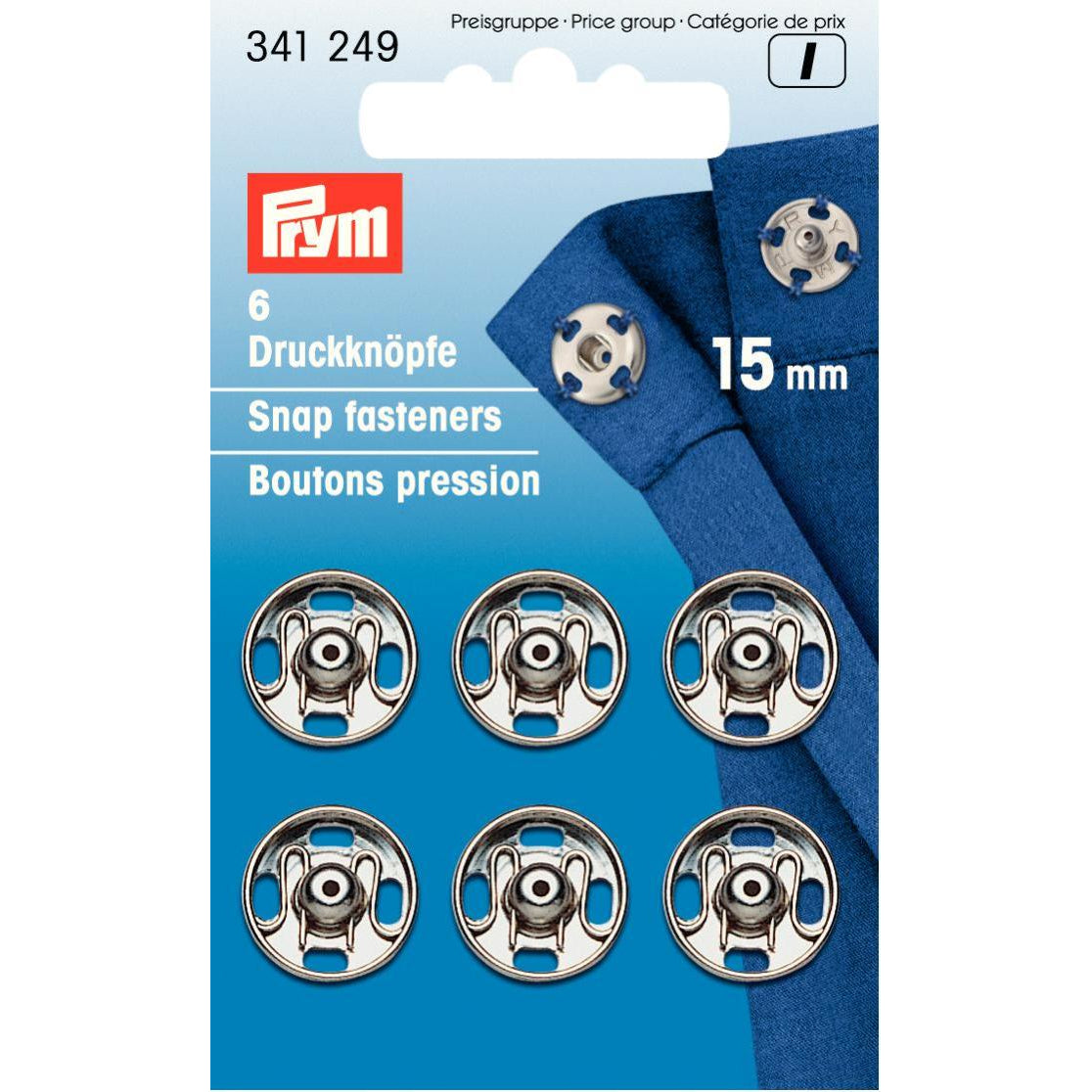 Prym 15mm Snap Fasteners