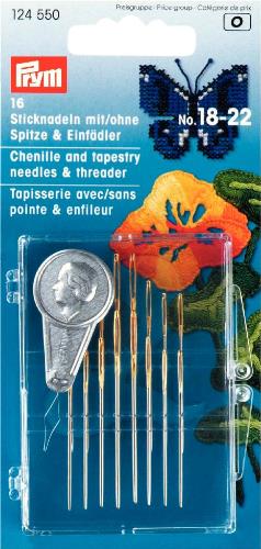 Prym No18-22 Chenille And Tapestry Hand Sewing Needles