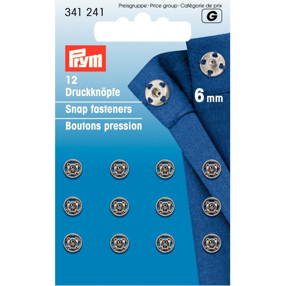 Prym 6mm Snap Fasteners