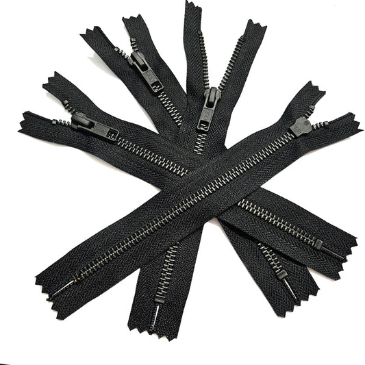 YKK No.5 Gun Metal Closed End Zip