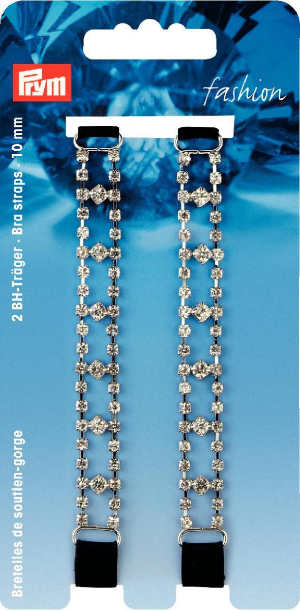 2 Rhinestone Chain Bra Strap