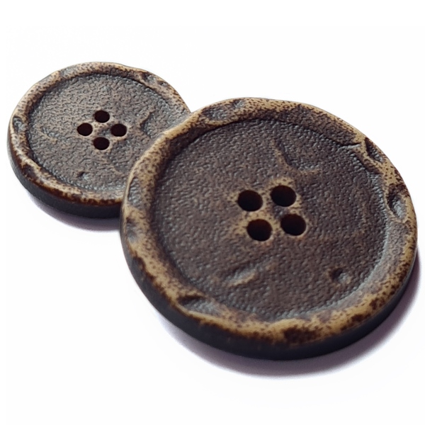 4-Hole Wooden Look Button