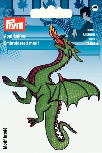 Prym Embroidered Dragon Motif