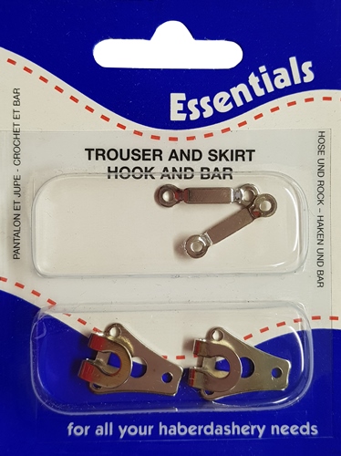 Trouser & Skirts Hooks & Bars 9mm