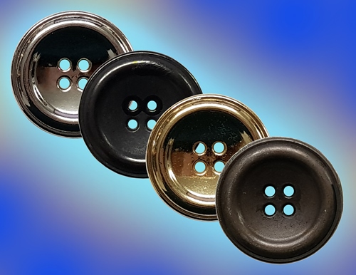 4-HOLE METAL BUTTON