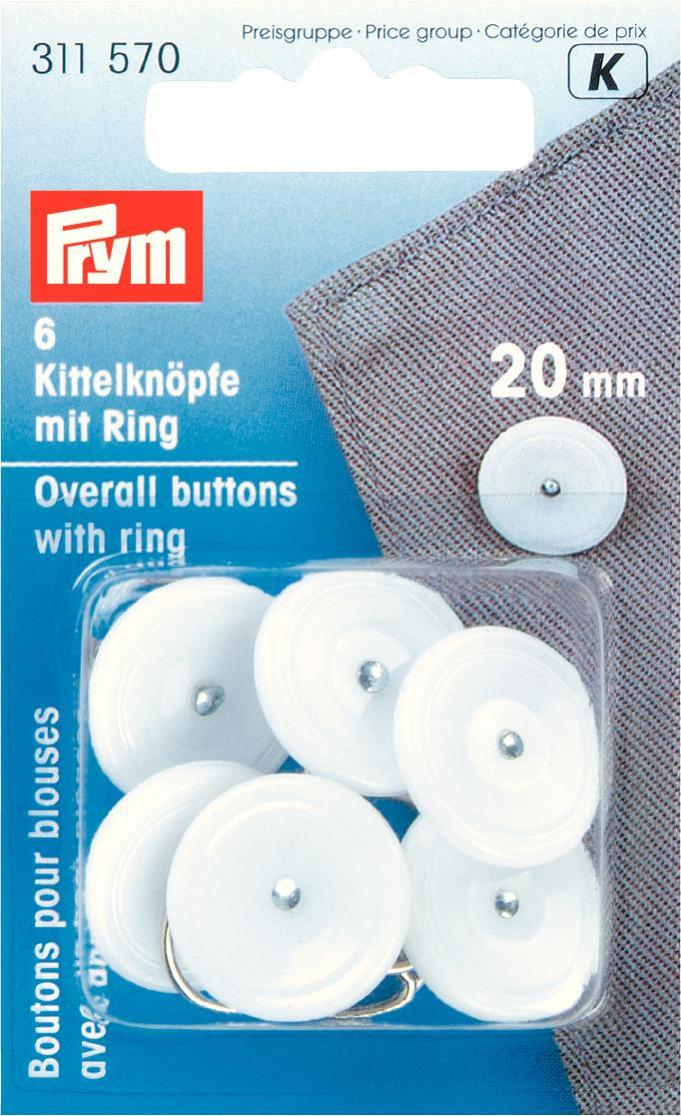 Prym Overall Buttons With Ring