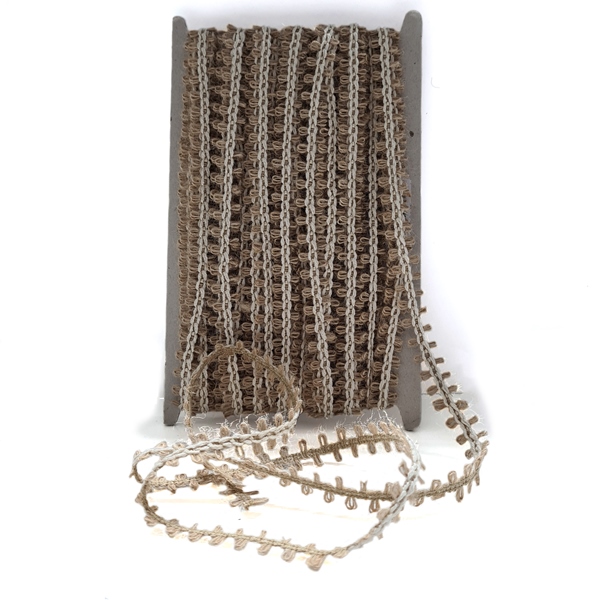 15mm Jute Cotton Loop Trim