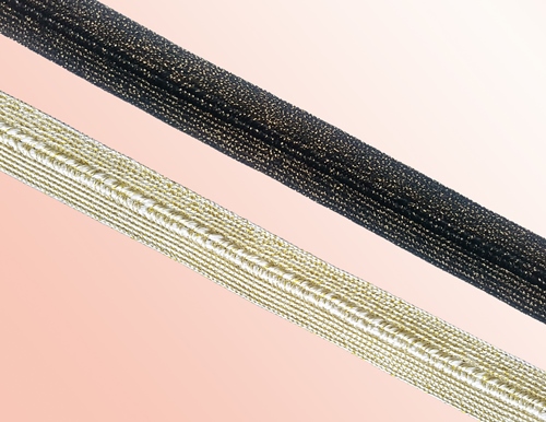 15mm Metallic Tuxedo Braid
