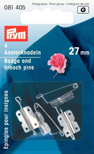 Prym Badge And Brooch Pins