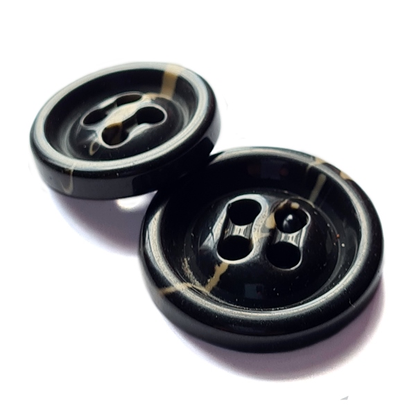 4-Hole Faux Horn Button