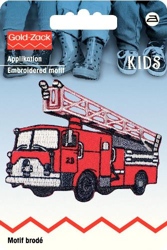 Prym Embroidered Fire Engine Motif