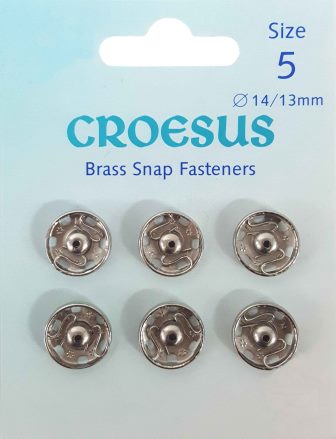 Brass Snaps Size 5