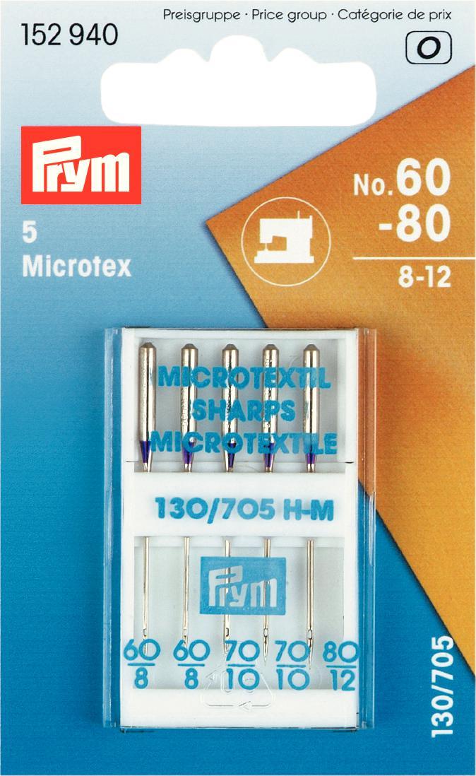 Prym Microtex Machine Needles, No. 60-80