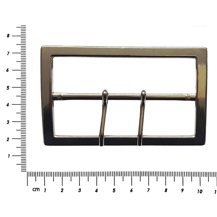 80mm Double Prong Metal Buckle