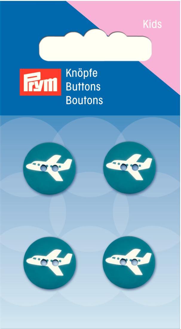 Prym 2-Hole Kids Aircraft Buttons