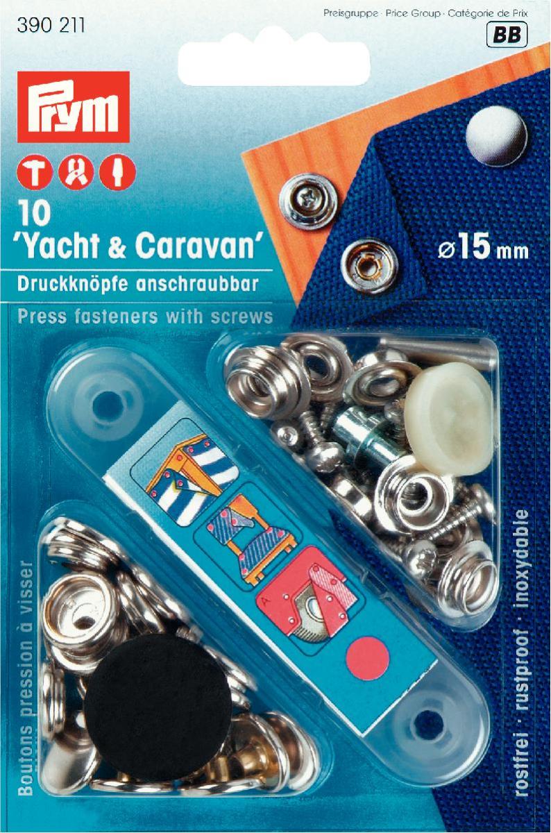 Prym 'Yacht & Caravan' Press fasteners with screws