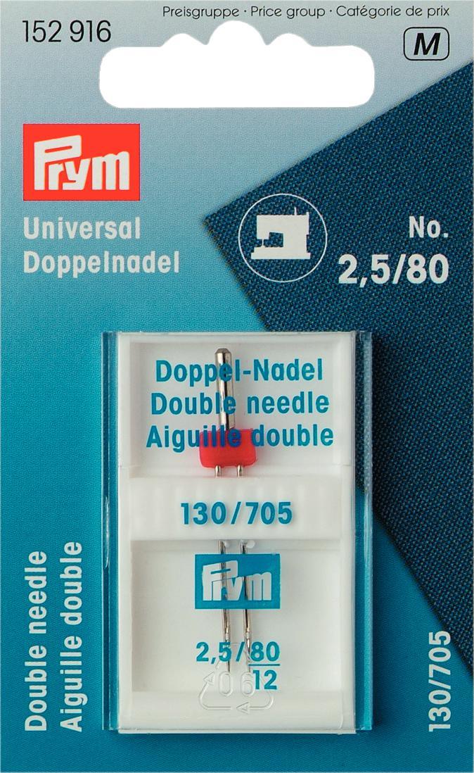 Prym Double Machine Needle, No. 80
