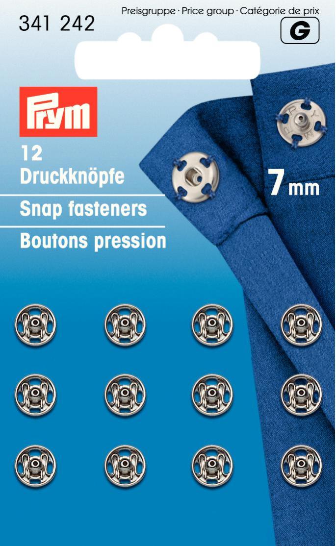 Prym 7mm Snap fasteners.
