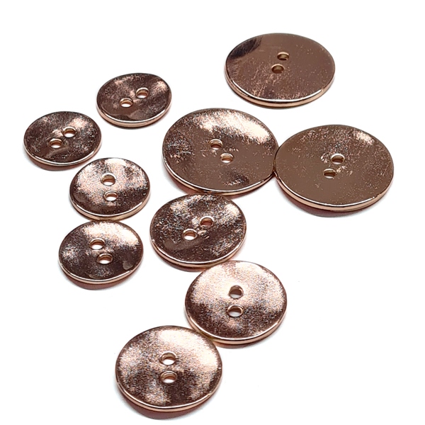 2-Hole Metal Disc Button