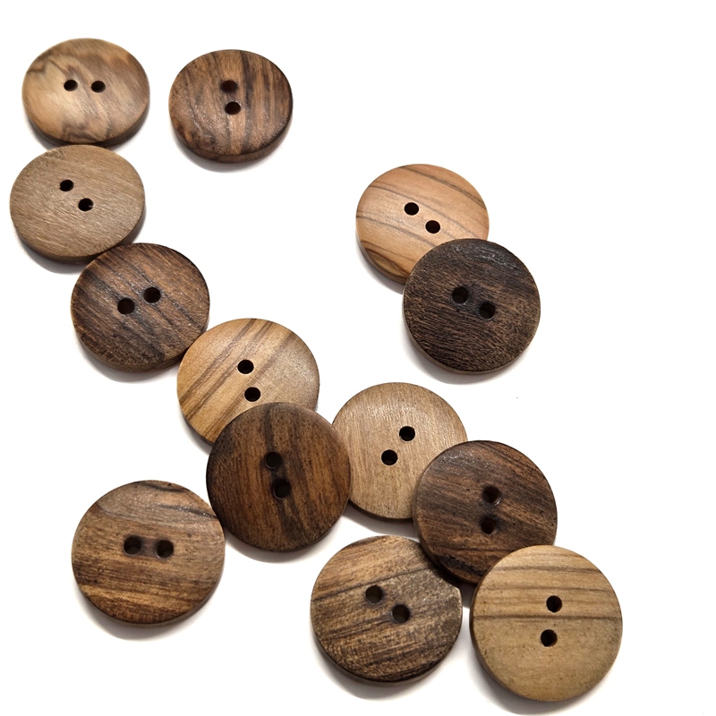 2-Hole Wooden Buttons