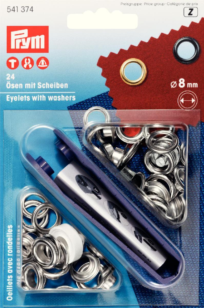24 Eyelets with Washers with tool