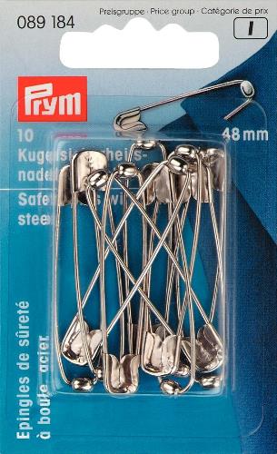 Prym Safety Pins with Ball Steel