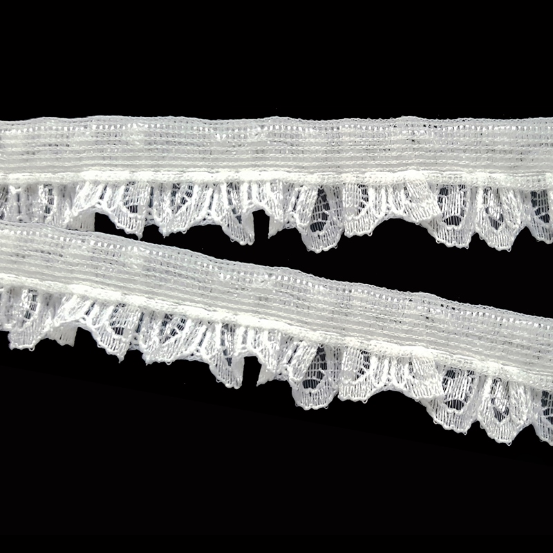 12mm Gathered Lace