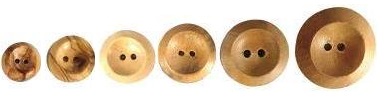 2-Hole Wooden Buttons