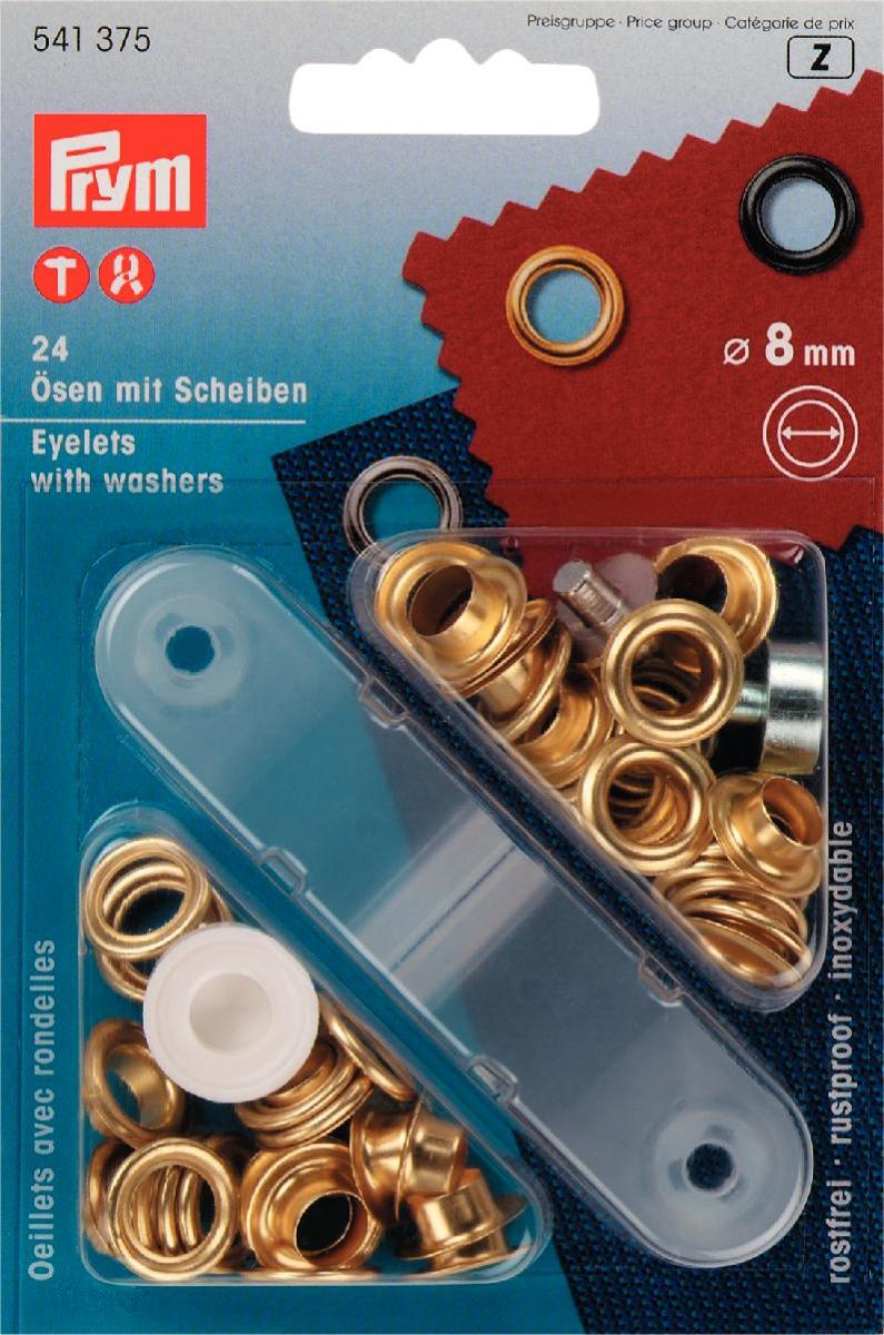 24 Eyelets with Washers with tool