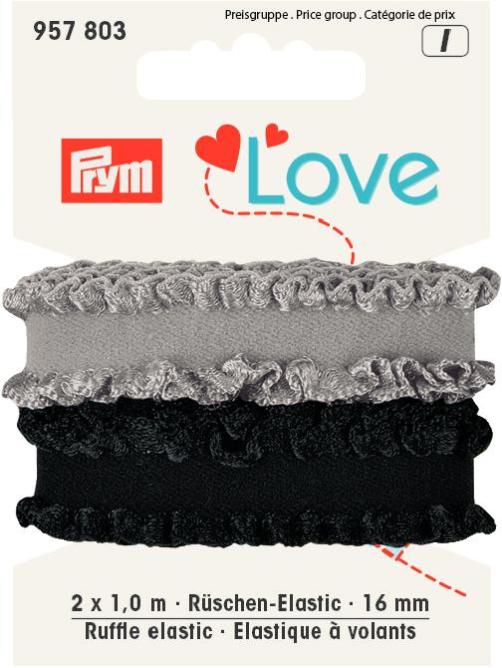 Prym Ruffle Elastic 2x1m of 16mm