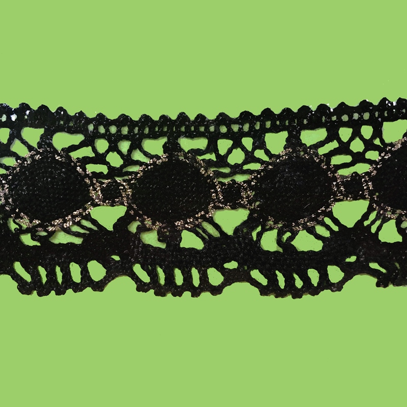 45mm Crochet Lurex Braid