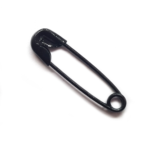 19mm Black Safety Pin