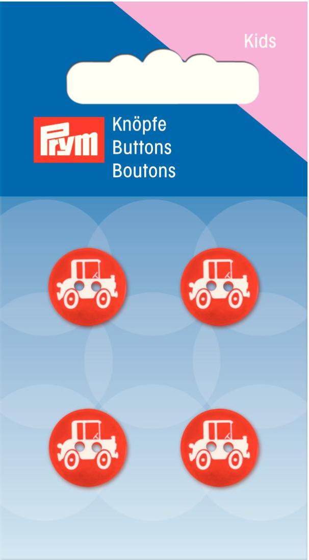 Prym 2-Hole Kids Car Buttons