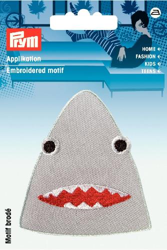 Prym Embroidered Shark Motif