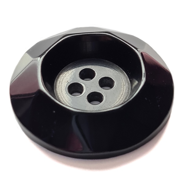 4-Hole Faceted Edge Button