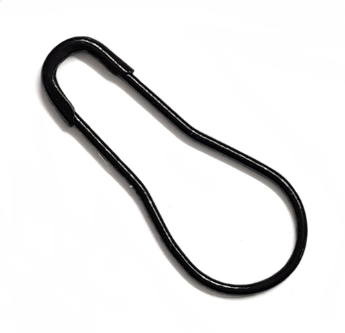 22mm Black Pear shaped safety pins