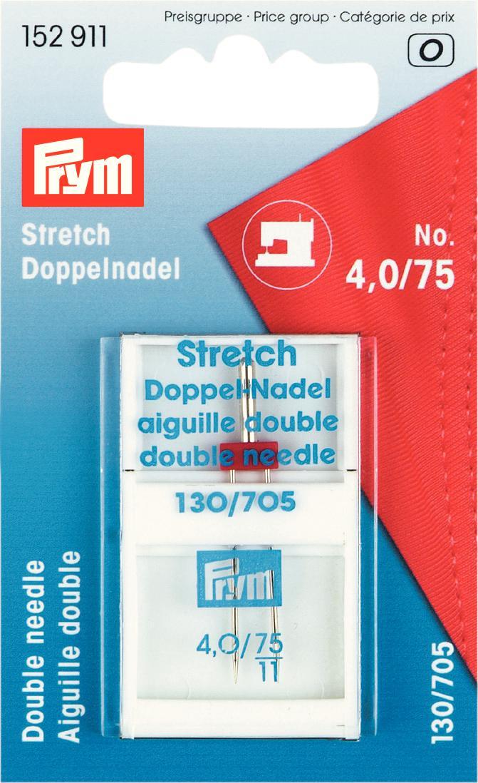 Prym Stretch Double Machine Needle, No. 75