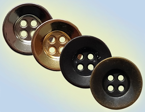 4-HOLE METAL BUTTON