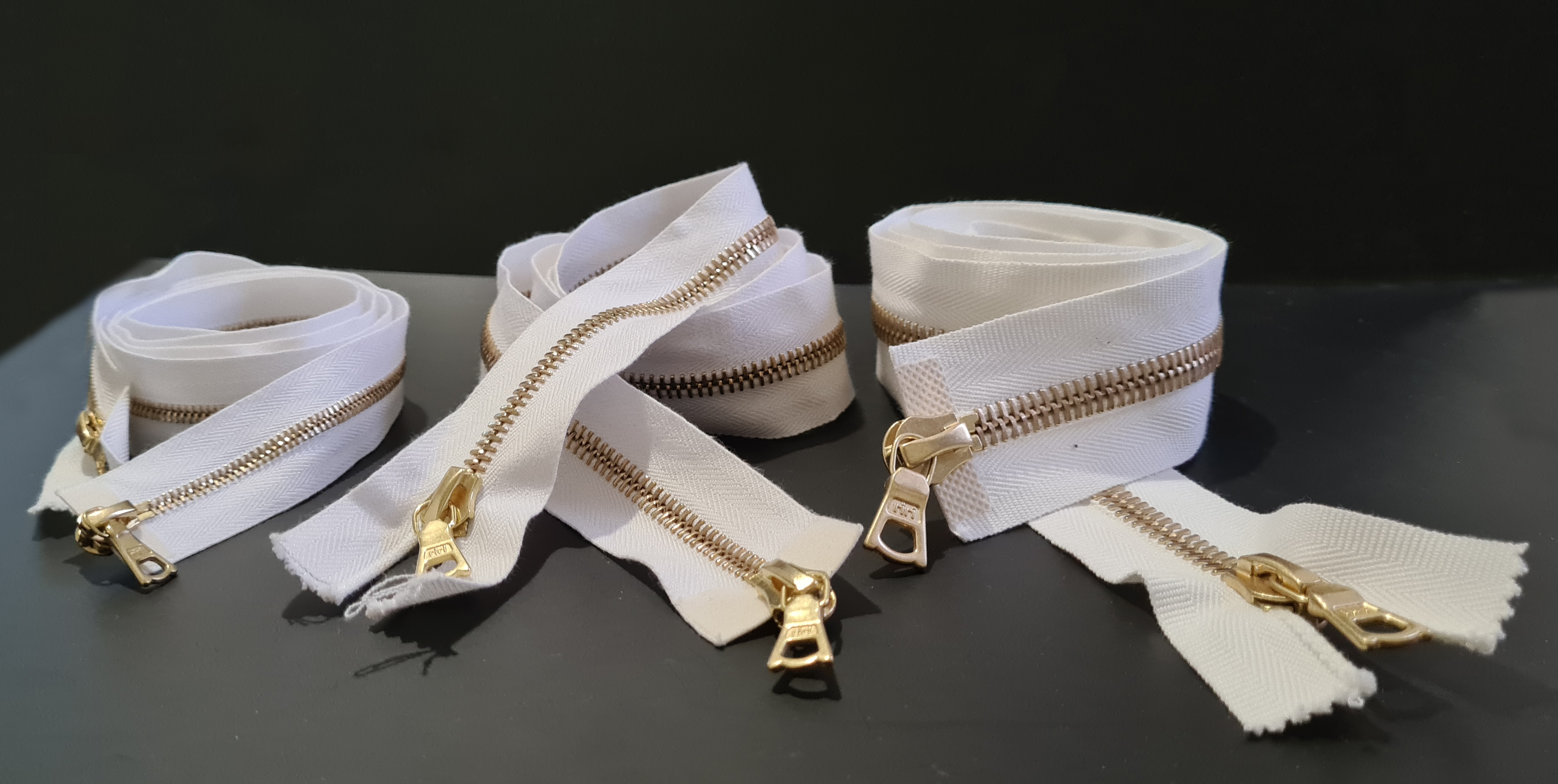 Riri Gold Teeth 2-Way Zips