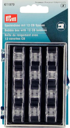 Prym Bobbin Box with Bobbins