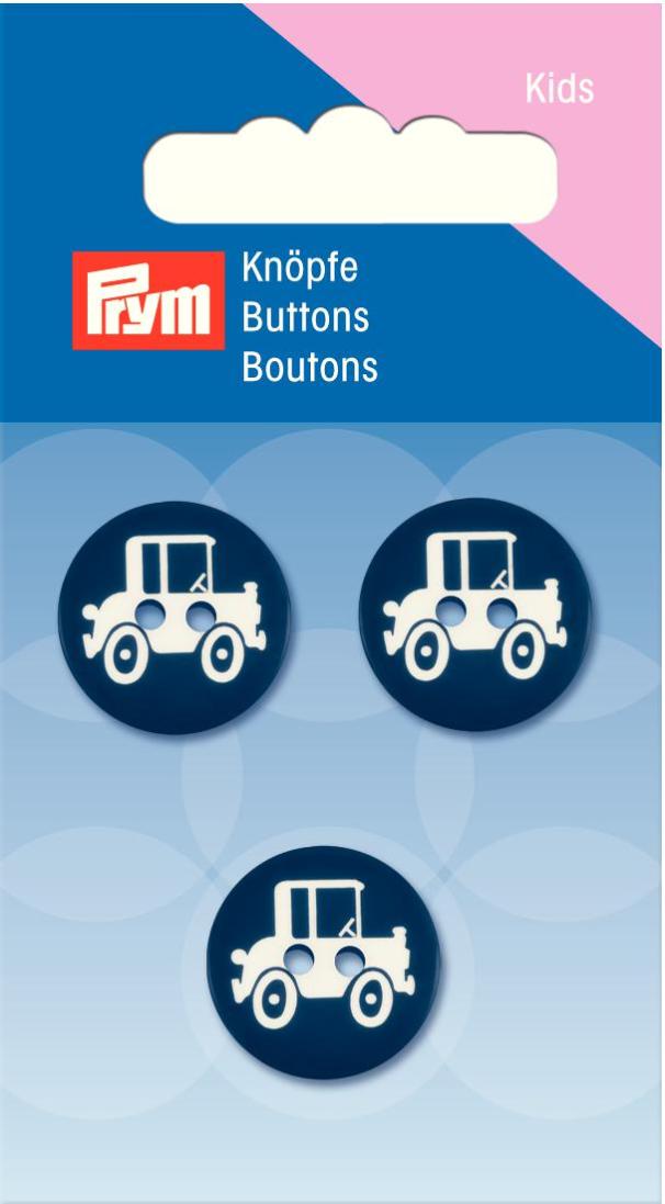 Prym 2-Hole Kids Car Buttons