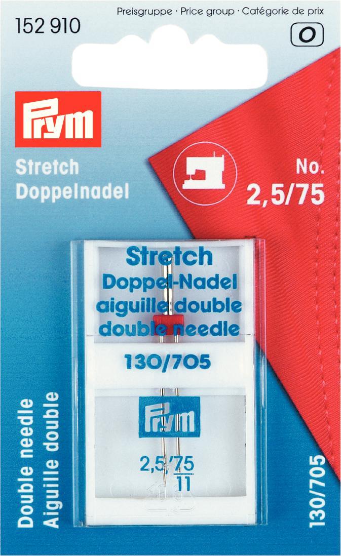 Prym Stretch Double Machine Needle, No. 75