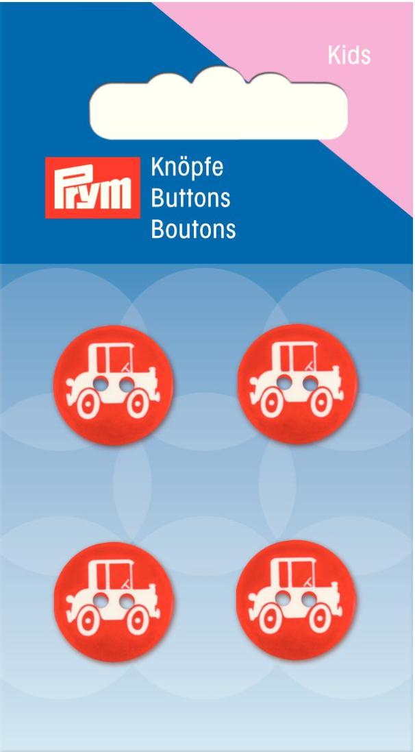 Prym 2-Hole Kids Car Buttons